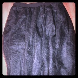 Black Tulle Skirt
